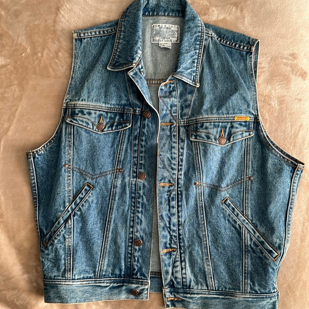 Original Jordache Denim Vest
